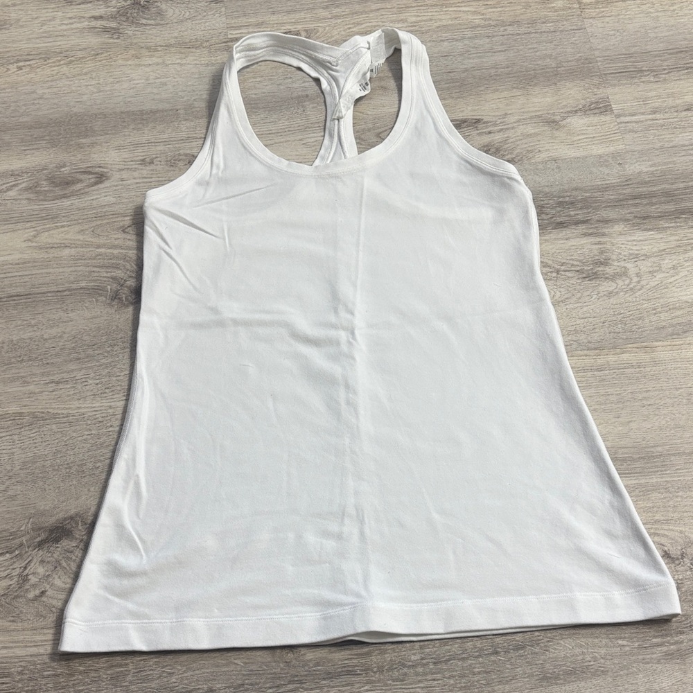 Lululemon Athletica White Tank Top